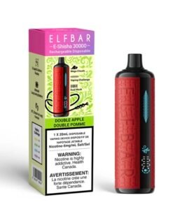 Double Apple – ELF BAR E Shisha 30000 Puffs Disposable Vape