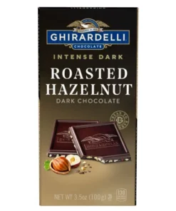 Roasted Hazelnut Dark Chocolate Bar (Case of 12)