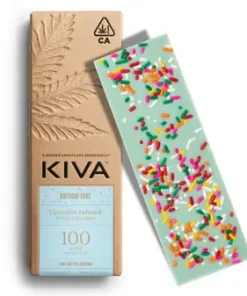Birthday Cake White Chocolate Bar 100mg