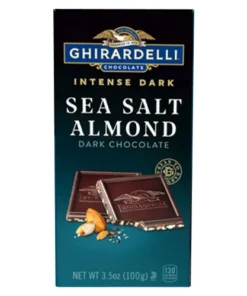 Ghirardelli Intense Dark Sea Salt Almond (Case of 12)