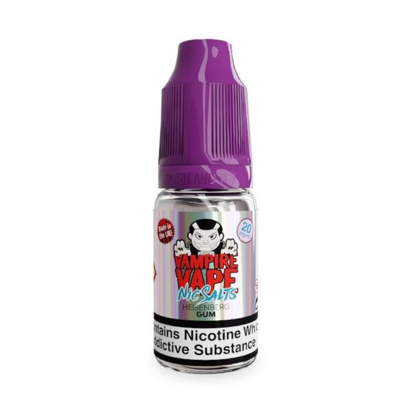 H’berg Gum 10ml Nicotine Salt E-Liquid by Vampire Vape Salts