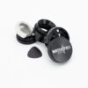 43mm-4-PieceGrinder-Black-3.jpg Waterfall 4-Piece Dry Herb Grinder with Removable Screen – Gloss (43mm)