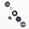 43mm-4-PieceGrinder-Black-5.jpg Waterfall 4-Piece Dry Herb Grinder with Removable Screen – Gloss (43mm)