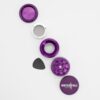 43mm-4-PieceGrinder-MattePurple-6.jpg Waterfall 4-Piece Dry Herb Grinder with Removable Screen – Matte (43mm)