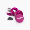43mm-4-PieceGrinder-Pink-4.jpg Waterfall 4-Piece Dry Herb Grinder with Removable Screen – Matte (43mm)