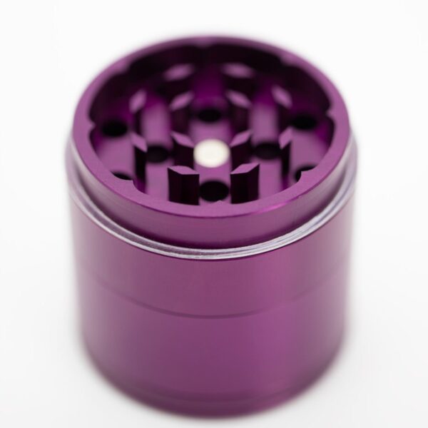 43mm-4-PieceGrinder-Purple-4.jpg Waterfall 4-Piece Dry Herb Grinder with Removable Screen – Gloss (43mm)