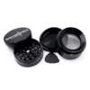 63mm-4-PieceGrinder-Black-3.png Waterfall 4-Piece Dry Herb Grinder with Removable Screen (63mm)