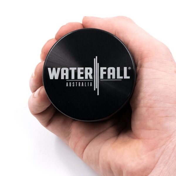 63mm-4-PieceGrinder-Black-4.jpg Waterfall 4-Piece Dry Herb Grinder with Removable Screen (63mm)