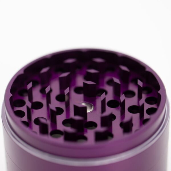 63mm-4-PieceGrinder-Purple-4.jpg Waterfall 4-Piece Dry Herb Grinder with Removable Screen (63mm)