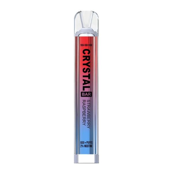 Crystal-Bar-600-Puff-Disposable-Vape-Device-Strawberry-Raspberry.jpg Strawberry Raspberry Crystal Bar 600 Prefilled Vape