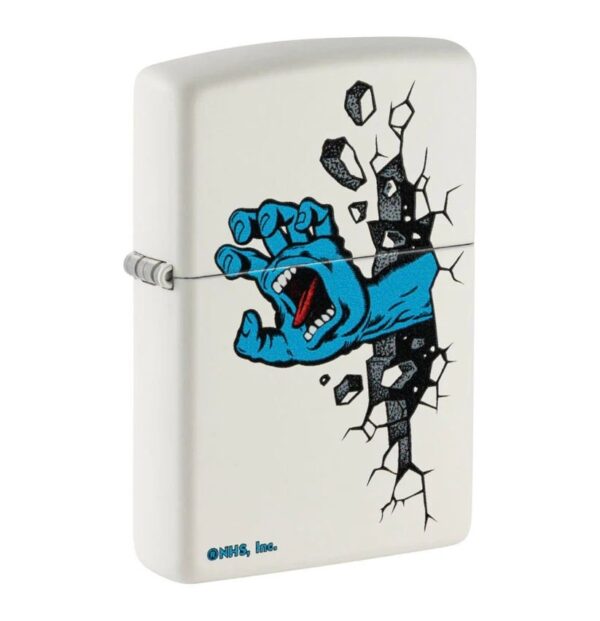 IMG_1926-1.jpeg Santa Cruz Skateboards White Matte Zippo Lighter