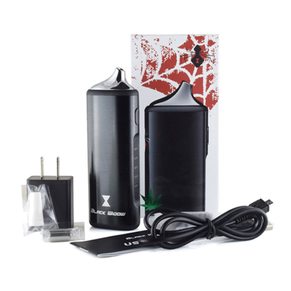 Kingtons BLK Black Widow Dry Herb & Wax Vaporizer Kit 2200mAh