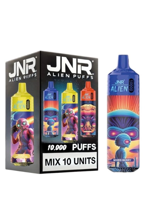 Jnr Alien 10000 puffs – 10 pack vape wholesale