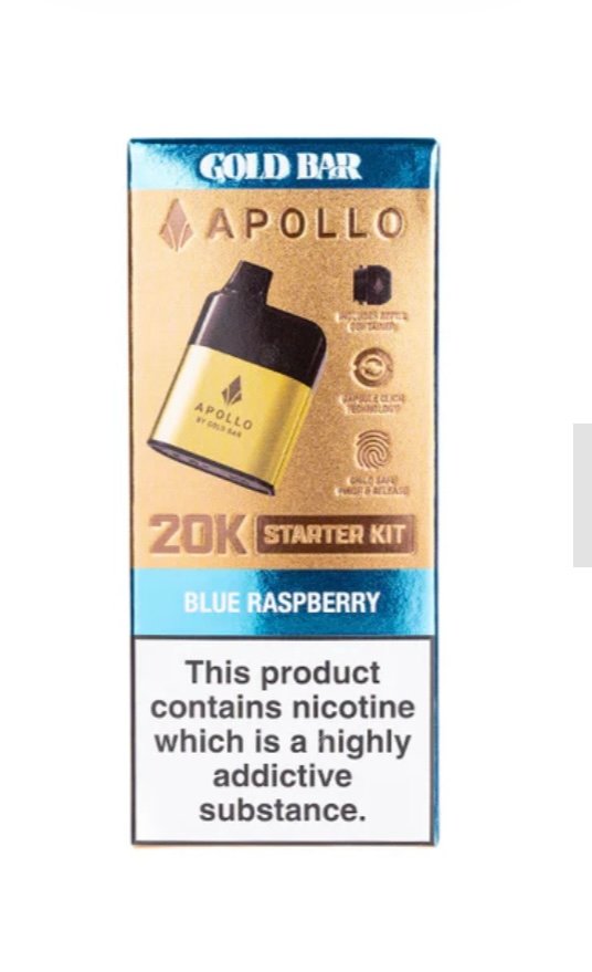 Gold Bar Apollo 20k Pod Kit Bundle
