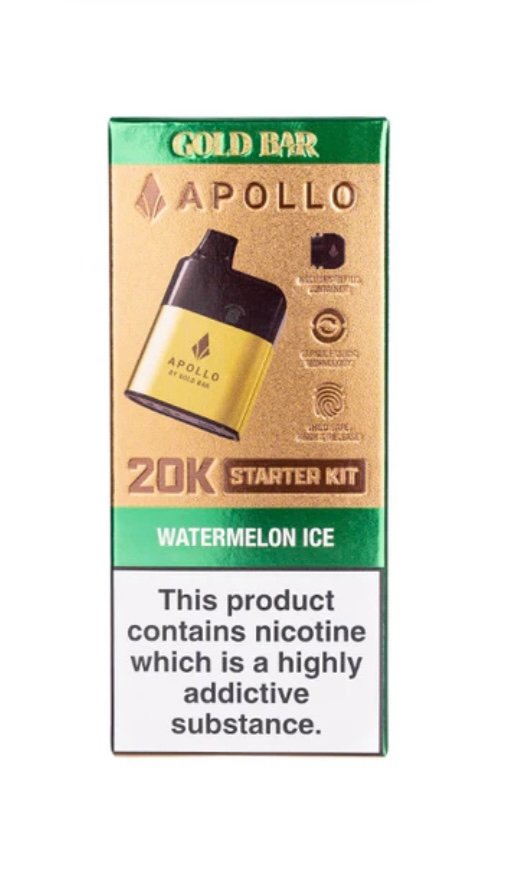Gold Bar Apollo 20k Pod Kit Bundle