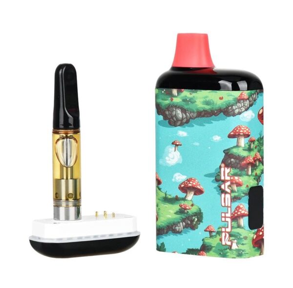 IMG_7176-1.jpeg Pulsar 510 DL 2.0 PRO Auto-Draw Vape Bar Floating Mushrooms