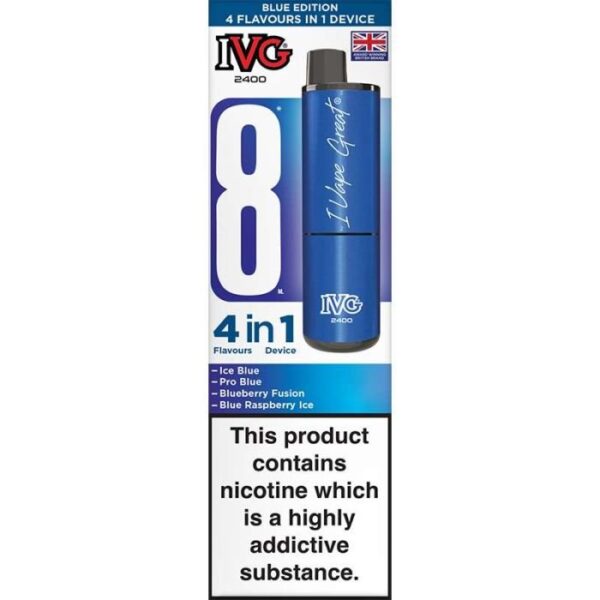 IVG 2400 4 in 1 pod vape kit 5 pack