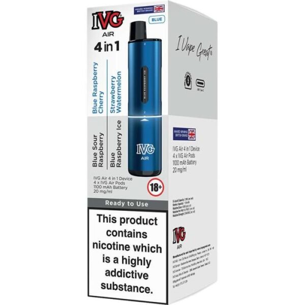 IVG Air 4 in 1 pod vape kit 5-pack