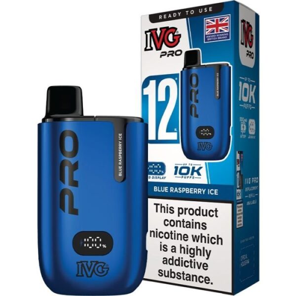 IVG Pro 12 pod vape kit 5-pack