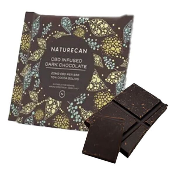 Naturecan CBD 20mg infused chocolate 10 pack