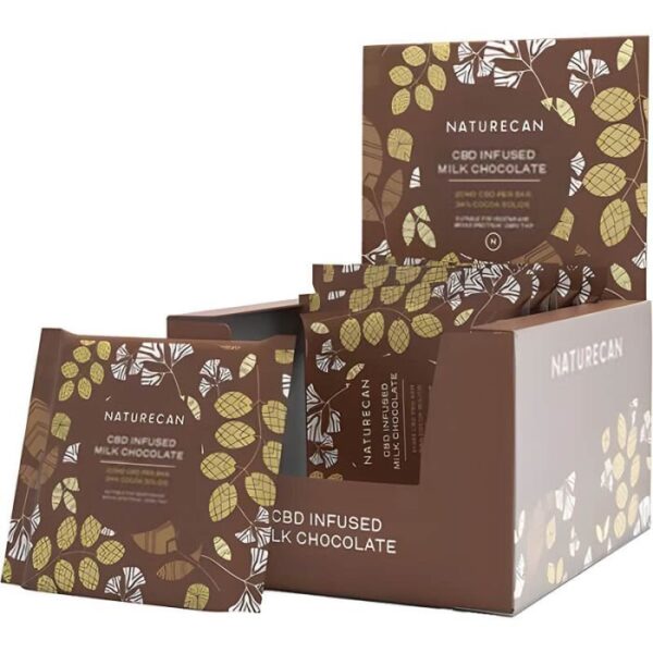 Naturecan CBD 20mg infused chocolate 10 pack