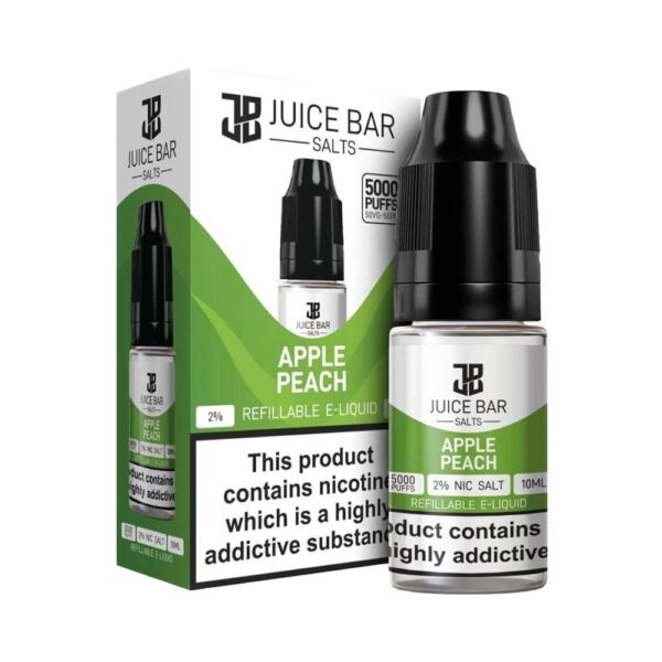 Juice Bar 5000 Apple Peach 10ml Nic Salt E Liquid