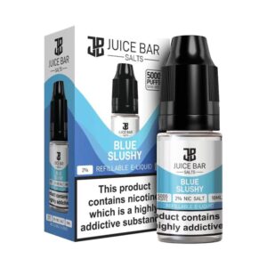JUICEBAR5000NICSALTELIQUIDBLUESLUSHIE.jpg Juice Bar 5000 Blue Slushie 10ml Nic Salt E Liquid