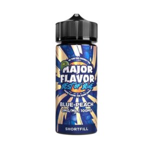 Major Flavor Blue Peach 100ml Shortfill E Liquid