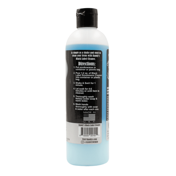 RandysBlackLabel-Instructions.png Randy’s Black Label Cleaner (12oz)