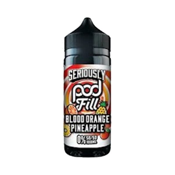 Seriously-Pod-Fill-100ml-Shortfill-Eliquid-Blood-Orange-Pineapple.jpg Blood Orange Pineapple 100ml Seriously Pod Fill 50/50 Shortfill
